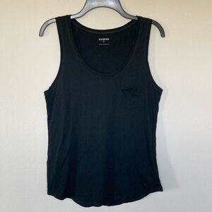Express Black Tank with Pocket
